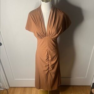 Biba Biss Chicago Elegant Brown Dress